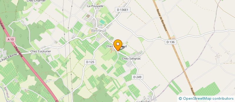 localisation de l'entreprise MADAME MARIE MECHIN à BERNEUIL