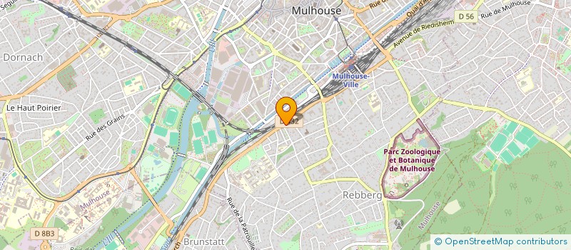 localisation de l'entreprise MADAME MARIE MEDOULOU à MULHOUSE