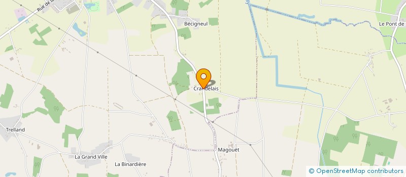 localisation de l'entreprise MADAME MARIE MEIGNEN à SAINTE-ANNE-SUR-BRIVET
