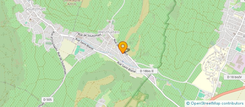 localisation de l'entreprise MADAME MARIE MEISTERMANN  WESTHALTEN