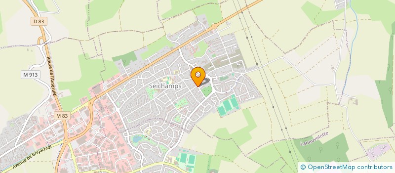 localisation de l'entreprise MADAME MARIE MELIN  SEICHAMPS
