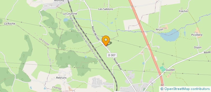 localisation de l'entreprise MADAME MARIE MELLARD  CHANGY