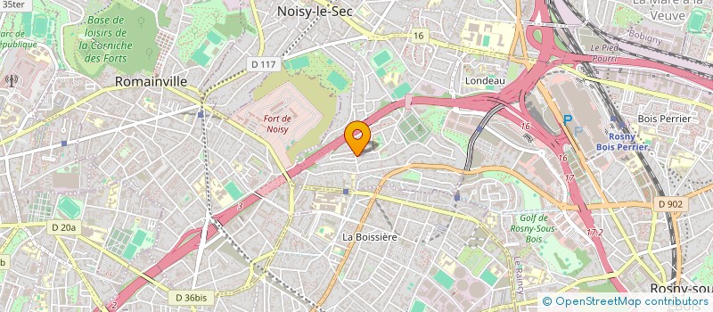 localisation de l'entreprise MADAME MARIE-MELODIE RAFFARD à NOISY-LE-SEC
