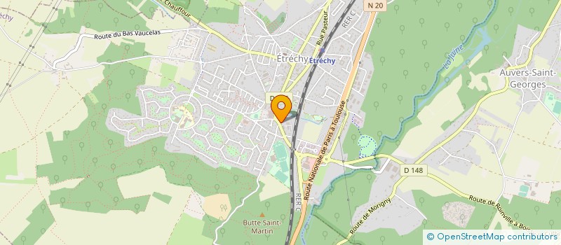 localisation de l'entreprise MADAME MARIE MENALQUE  ETRECHY