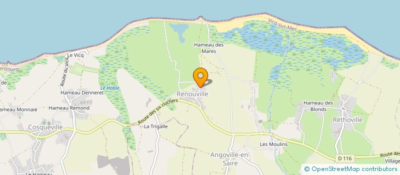 localisation de l'entreprise MADAME MARIE MENARD  VICQ-SUR-MER