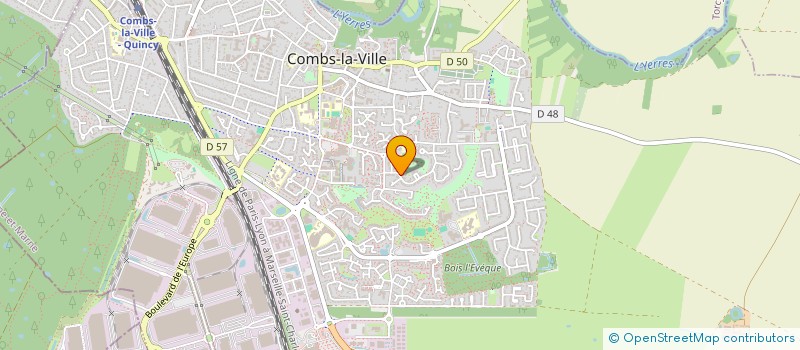 localisation de l'entreprise MADAME MARIE MENARD  COMBS-LA-VILLE