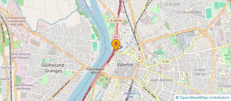 localisation de l'entreprise MADAME MARIE MENDEZ  BOURG-LES-VALENCE