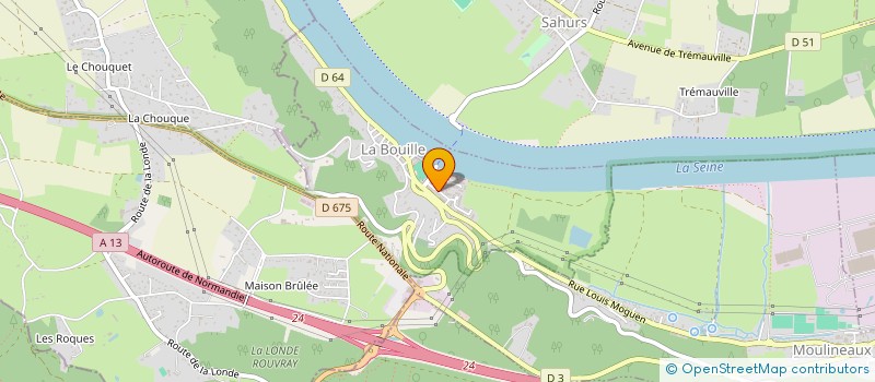 localisation de l'entreprise MADAME MARIE MENDY  LA BOUILLE