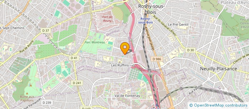 localisation de l'entreprise MADAME MARIE MENGUENE ABBE à MONTREUIL