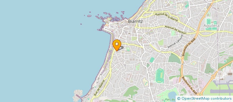 localisation de l'entreprise MADAME MARIE MENJOU à BIARRITZ