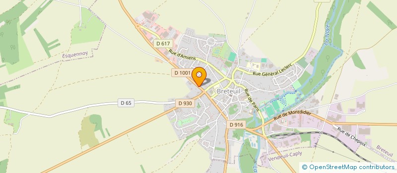 localisation de l'entreprise MADAME MARIE MENTION  BRETEUIL