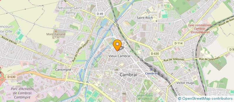 localisation de l'entreprise MADAME MARIE MEO  CAMBRAI