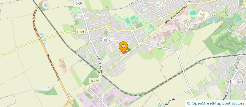 localisation de l'entreprise MADAME MARIE MERAUD  DAINVILLE