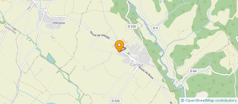 localisation de l'entreprise MADAME MARIE MERCIER  CARLIPA