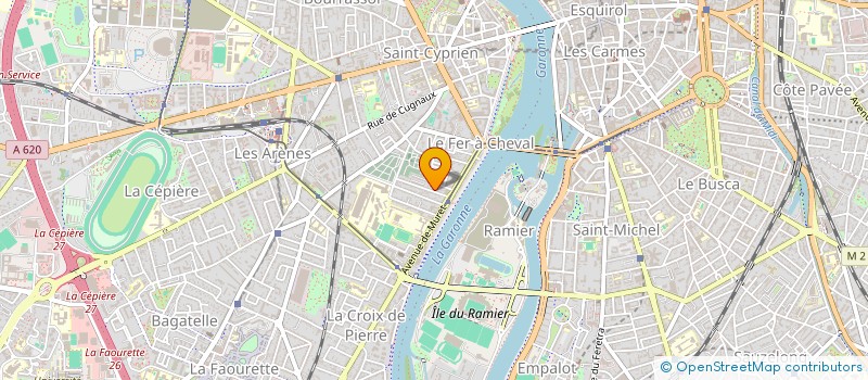 localisation de l'entreprise MADAME MARIE MERCIER DES ROCHETTES à TOULOUSE