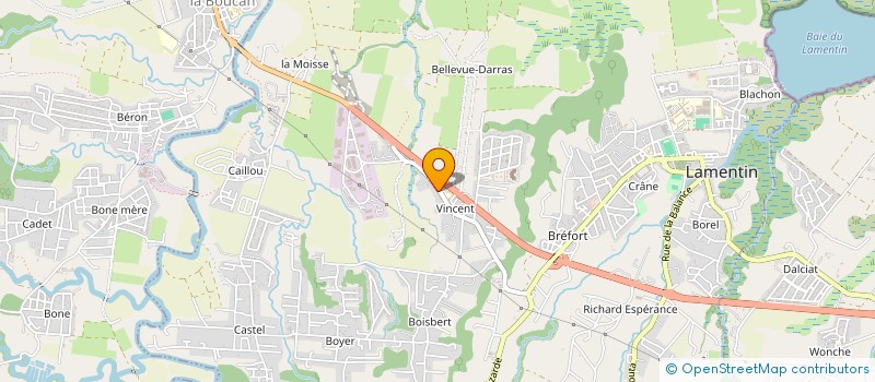 localisation de l'entreprise MADAME MARIE MERI  LAMENTIN