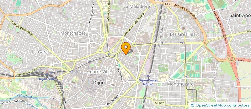 localisation de l'entreprise MADAME MARIE MERILINE BEGUE à DIJON