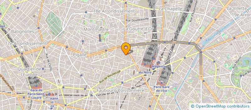 localisation de l'entreprise MADAME MARIE MERLAND  PARIS