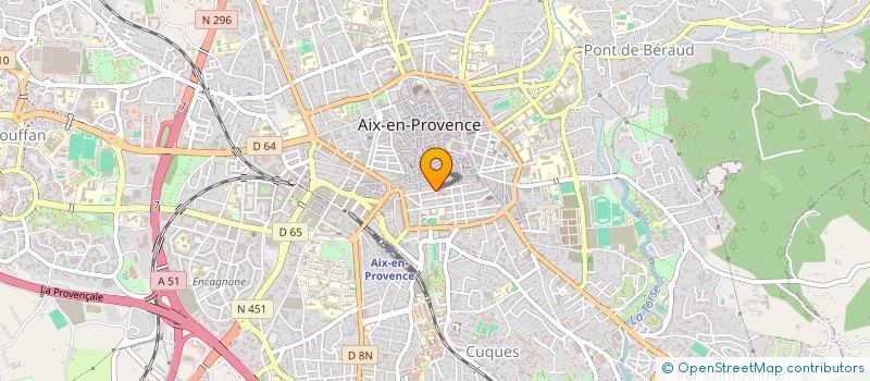 localisation de l'entreprise MADAME MARIE MERLE à AIX EN PROVENCE