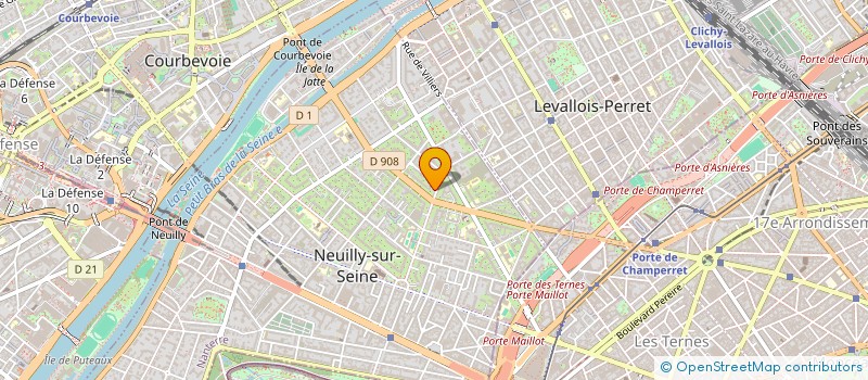 localisation de l'entreprise MADAME MARIE MERLE  NEUILLY-SUR-SEINE