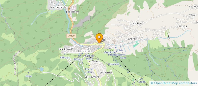 localisation de l'entreprise MADAME MARIE MERMILLOD BLONDIN à LA CLUSAZ