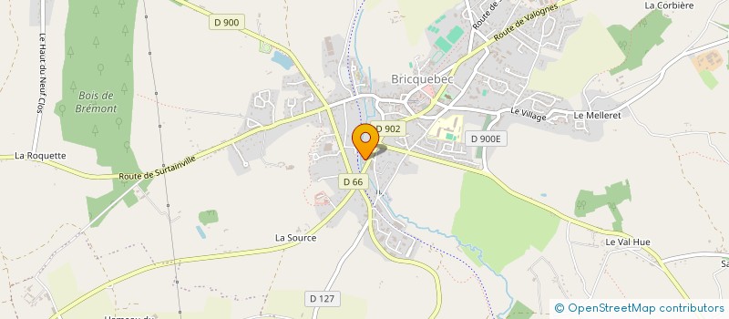 localisation de l'entreprise MADAME MARIE MESNIL à BRICQUEBEC-EN-COTENTIN