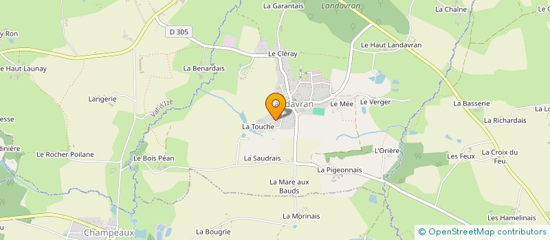 localisation de l'entreprise MADAME MARIE MESSE  LANDAVRAN