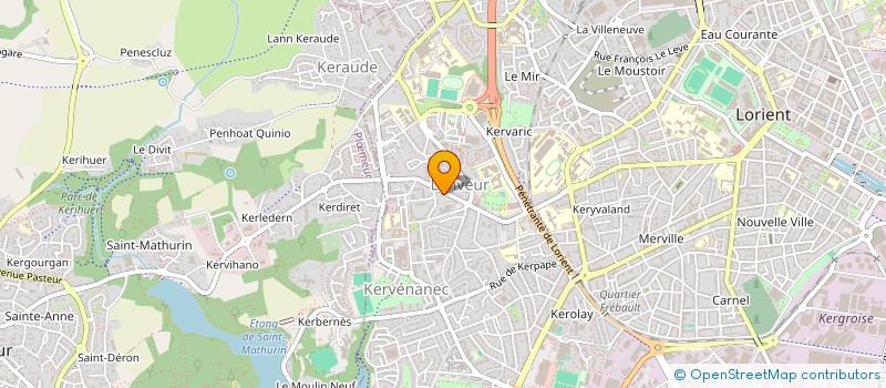 localisation de l'entreprise MADAME MARIE MESSOLO MEDOU  LORIENT