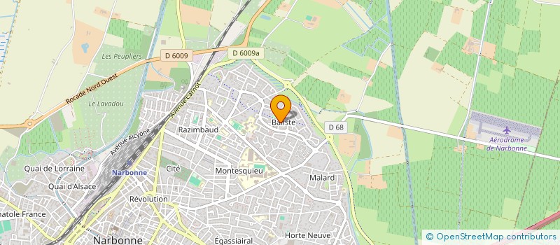 localisation de l'entreprise MADAME MARIE MESSOMO  NARBONNE