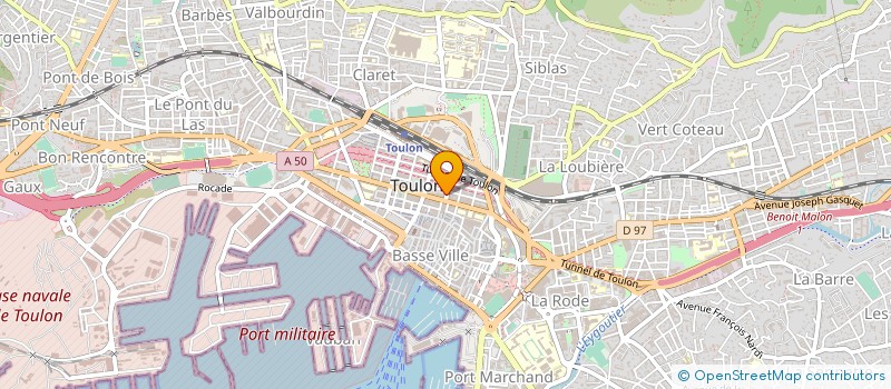 localisation de l'entreprise MADAME MARIE MESTRES à TOULON