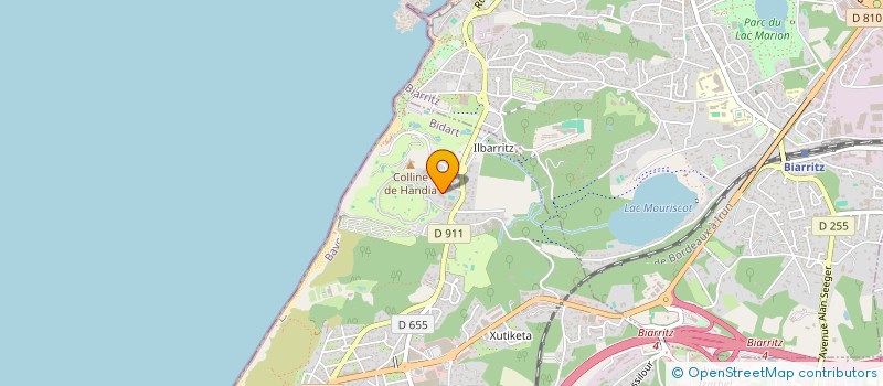 localisation de l'entreprise MADAME MARIE METAYER à BIDART