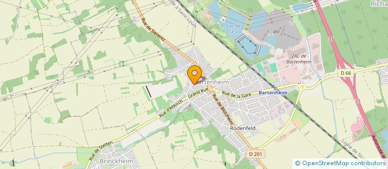 localisation de l'entreprise MADAME MARIE METZGER  BRINCKHEIM