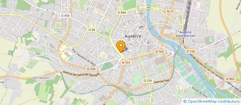 localisation de l'entreprise MADAME MARIE METZGER à AUXERRE