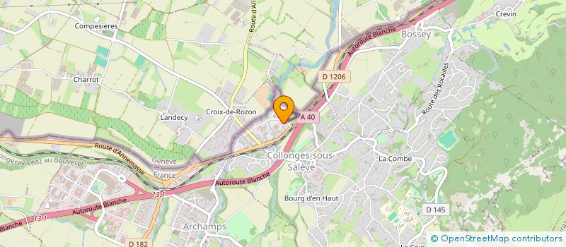 localisation de l'entreprise MADAME MARIE MEUNIER  COLLONGES-SOUS-SALEVE