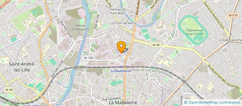 localisation de l'entreprise MADAME MARIE MEURANT à MARCQ-EN-BARŒUL