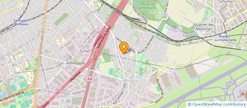 localisation de l'entreprise MADAME MARIE MEVEL  WISSOUS