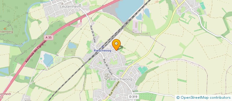 localisation de l'entreprise MADAME MARIE MEYER  ROUNTZENHEIM-AUENHEIM