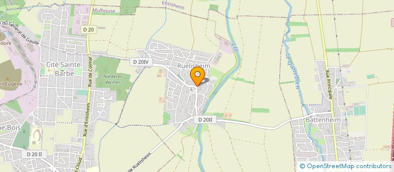 localisation de l'entreprise MADAME MARIE MEYER  RUELISHEIM