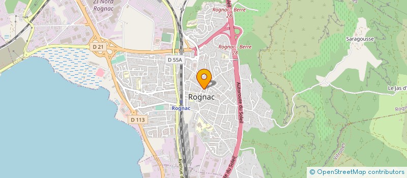 localisation de l'entreprise MADAME MARIE MEYER  ROGNAC