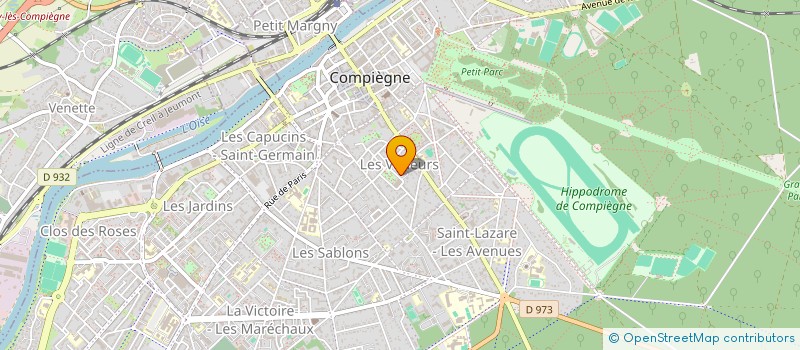 localisation de l'entreprise MADAME MARIE MEZENE OVONO MGBEDORO  COMPIEGNE