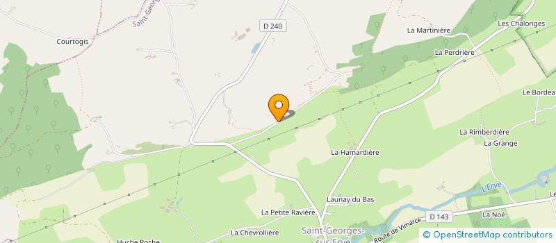 localisation de l'entreprise MADAME MARIE MEZIERE à SAINT-GEORGES-SUR-ERVE