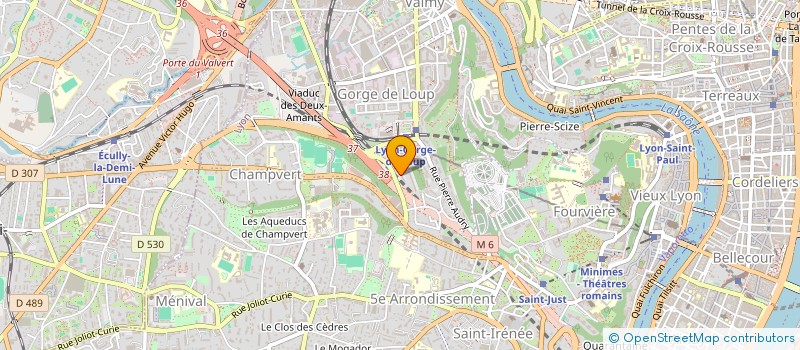 localisation de l'entreprise MADAME MARIE MIALHE à LYON