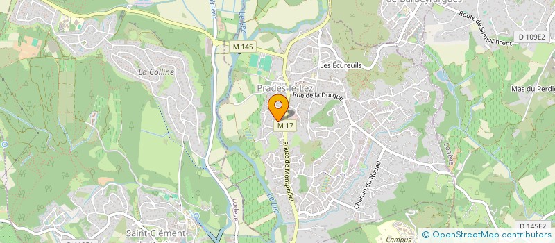 localisation de l'entreprise MADAME MARIE MIALLET  PRADES-LE-LEZ