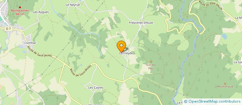 localisation de l'entreprise MADAME MARIE MIALON  YSSINGEAUX