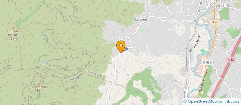 localisation de l'entreprise MADAME MARIE MICAELLI  ROQUEVAIRE