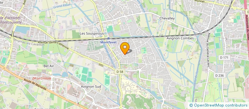 localisation de l'entreprise MADAME MARIE MICHEL  AVIGNON