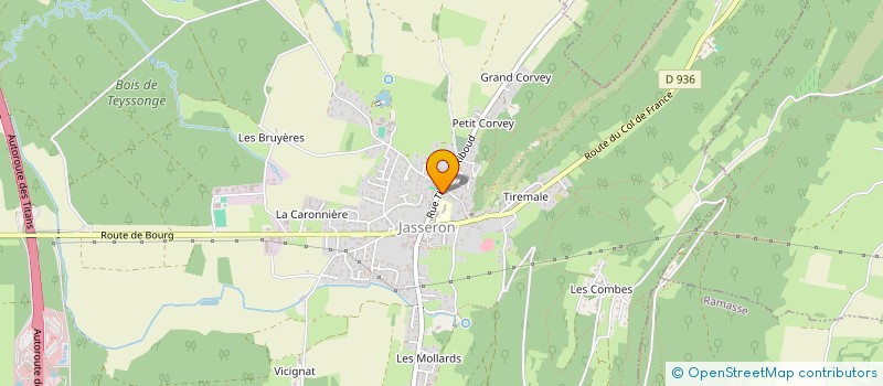 localisation de l'entreprise MADAME MARIE MICHEL  JASSERON