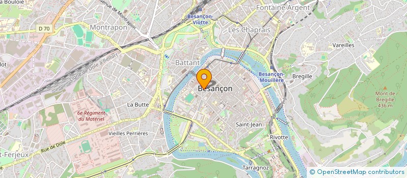 localisation de l'entreprise MADAME MARIE MICHEL  BESANCON