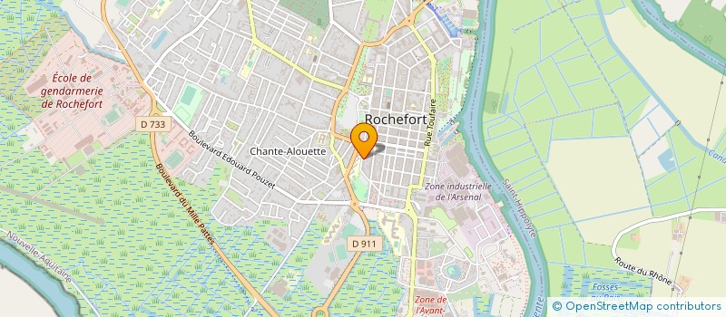 localisation de l'entreprise MADAME MARIE MICHELE CATALAN  ROCHEFORT