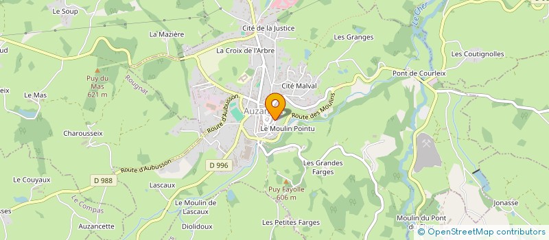 localisation de l'entreprise MADAME MARIE-MICHELE LANOUZIERE à AUZANCES